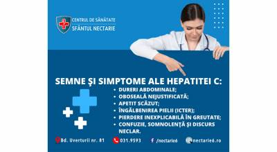 Știai că peste un milion de români sunt infectați cu virusul HEPATITEI C?