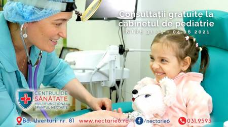 Consultații pediatrice gratuite la un telefon distanță -  031.9593