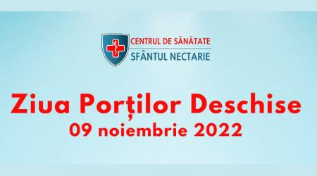 Campanie ZIUA PORȚILOR DESCHISE / Miercuri - 09 noiembrie 2022